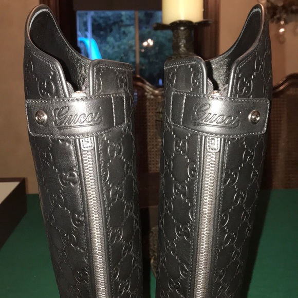 Gucci Guccussima Maud Riding Boots - Picture 4 of 8